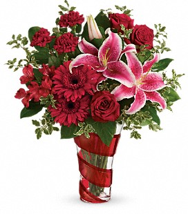 Swirling Desire Teleflora in Springfield, IL | FLOWERS BY MARY LOU INC Swirling Desire Teleflora in Springfield, IL | FLOWERS BY MARY LOU INC