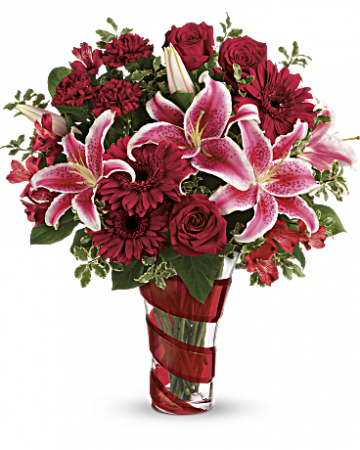 Swirling Desire Valentine Bouquet