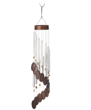 Swirling Leaves Bamboo Wind Chime Wind Chimes