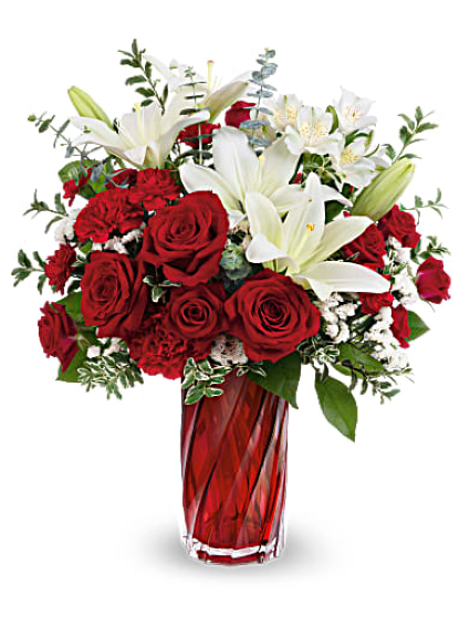 SWIRLING LOVE FLOWER ARRANGEMENT