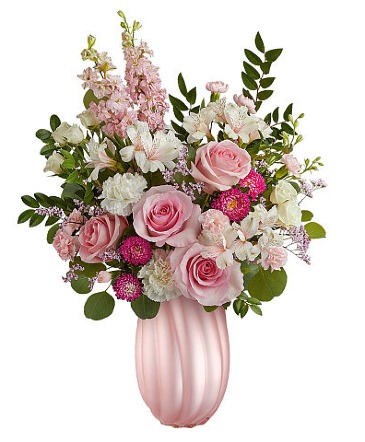 Swirling Pink Arrangement in Winnipeg, MB | Ann's Flowers & Gifts