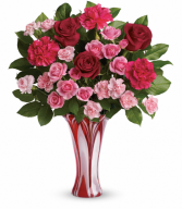 Swirls Of Love Bouquet (1 LEFT) All-Around Floral Arrangement