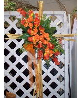 Sympathy Cane Silk Cross  