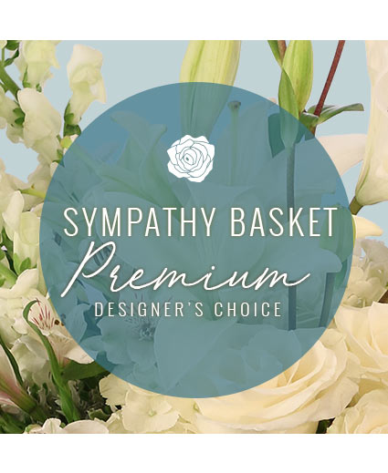 Sympathy Basket Florals Premium Designer's Choice