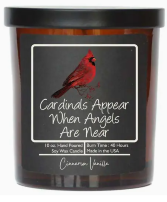 Sympathy Cardinal Candle - Cinnamon Vanilla 