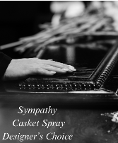 Sympathy Casket Spray Designer's Choice