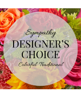 Sympathy Designer's Choice Colorful Traditional Arrangement