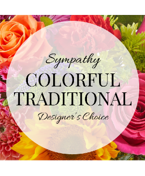 S100 - Designer's Choice Colorful Traditional Arrangement