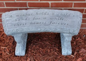 Sympathy Gift Mother Bench