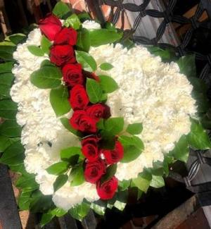 Sympathy Heart Funeral Flowers