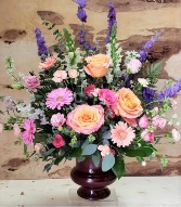 Sympathy in Lavender, Peach, Pinks 