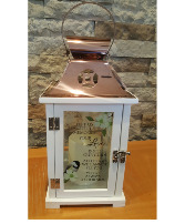 Sympathy Lantern with flameless candle Lantern keepsake for a lost loved one