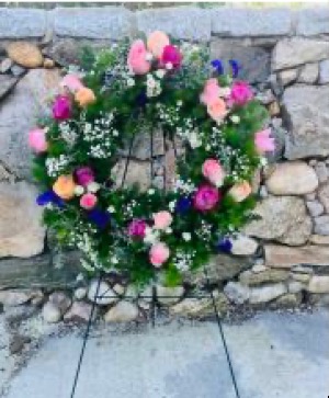 Sympathy Pastel/Colors WREATH  