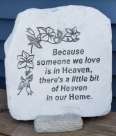 Heaven In Our Home Sympathy Stone