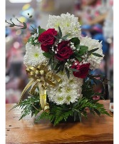 Sympathy Table Cross Floral Cross 