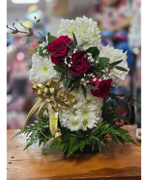 Sympathy Table Cross Floral Cross 