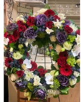 SYMPATHY WREATH 22 '' 