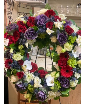 SYMPATHY WREATH 22 '' 