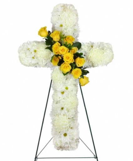 Sympathy yellow rose break cross  Sympathy 