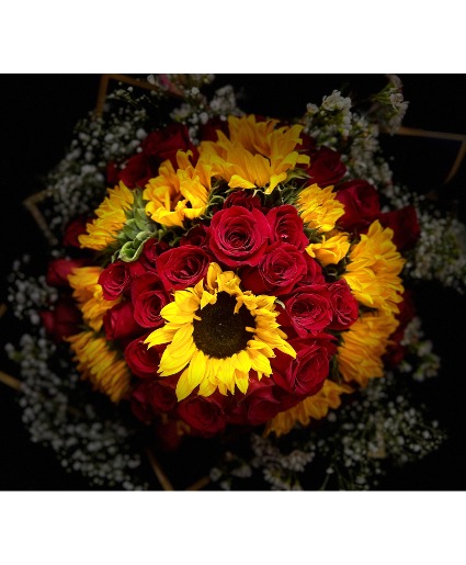 Sunflower Buchon Bouquet