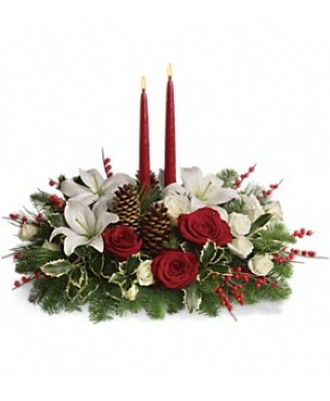 T127-1B Christmas Wishes  Centerpiece