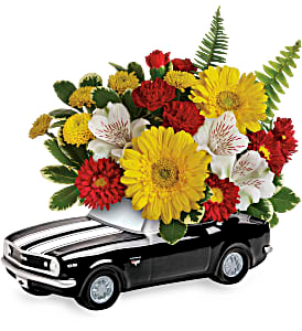T19F100A Teleflora's '67 Chevy Camaro Bouquet