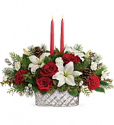 T19X105A Teleflora's Sparkling Season Centerpiece