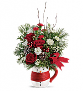 T19X505A Send a Hug Festive Friend Bouquet by Tele