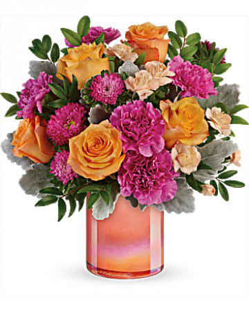 T20E300B Teleflora's Perfect Spring Peach Bouquet