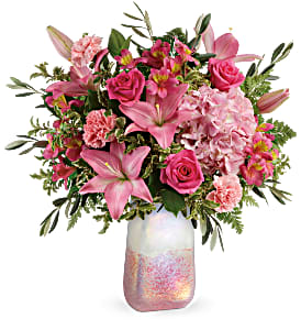 T20V205A Teleflora's Blushing Gemstone Bouquet