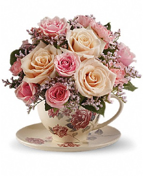 Victorian Teacup Bouquet T210-3A
