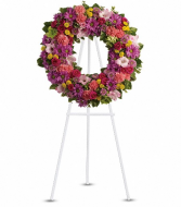 T239-4A Ringed by Love Standing Wreath