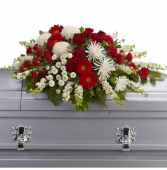 T242-3A Strength and Wisdom Casket Spray