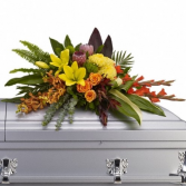 T244-3A Island Memories Casket Spray