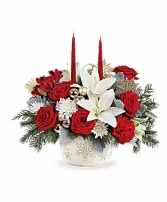 T24X105 Winter Wishes Keepsake Vase