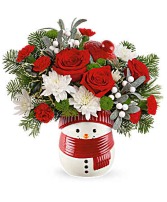 T24X300 Frosty Wishes Keepsake Vase