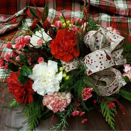 Table Arrangement Christmas Centerpiece