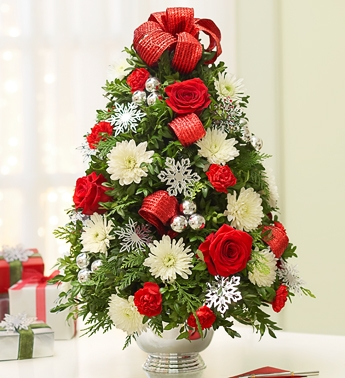 Tabletop Handmade Boxwood Tree Arrangement, decor may vary