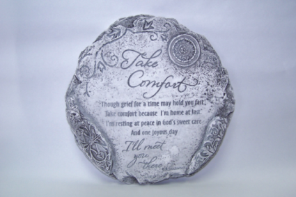 Take Comfort  With Easel Memorial Stone