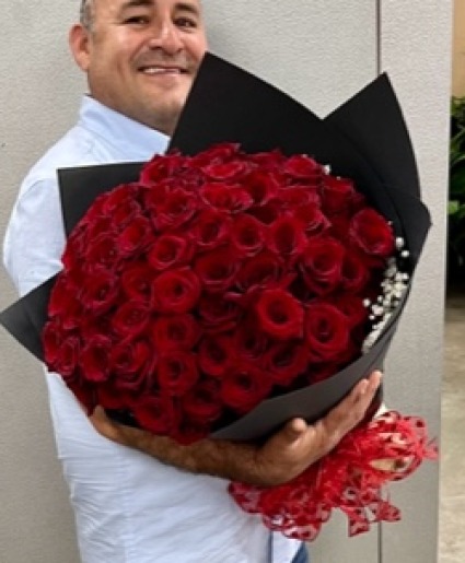 Amor sin limites 100 100 red roses