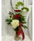 Tall Christmas Colors  one sided arrangement