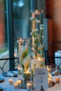 Tall Cylinder Vases Wedding Flowers