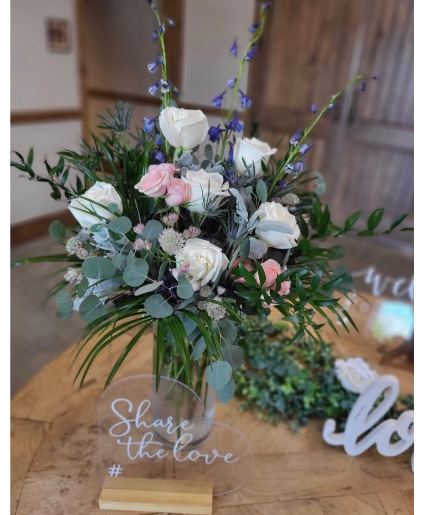 Tall Entry Table Arrangement  