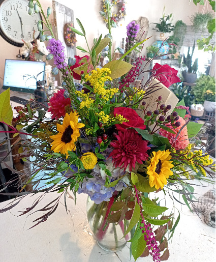 Tall Fall Arranement Designer's Choice