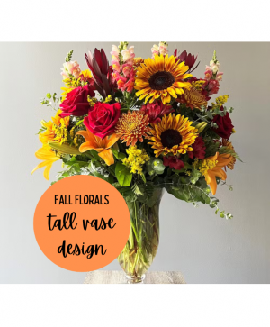 Tall Fall Vase design 