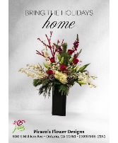 TALL HOLIDAY STATEMENT Floral Arrangement