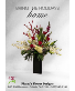 TALL HOLIDAY STATEMENT Floral Arrangement