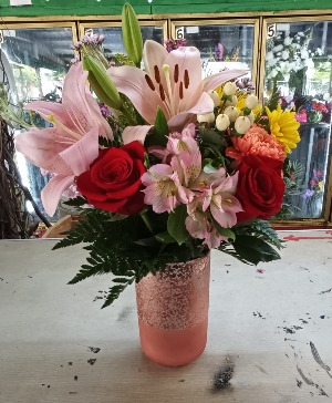 tall pink ceramic tall ceramic