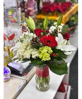 Warm Wishes Bouquet  vase arrangement 