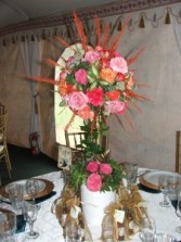 Tall Table Centerpiece Wedding Flowers